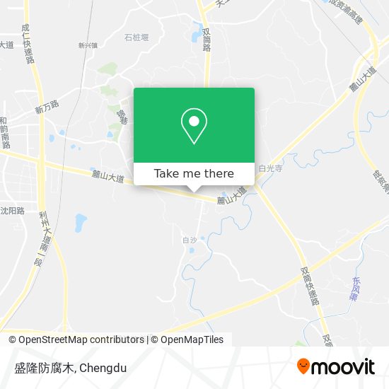 盛隆防腐木 map
