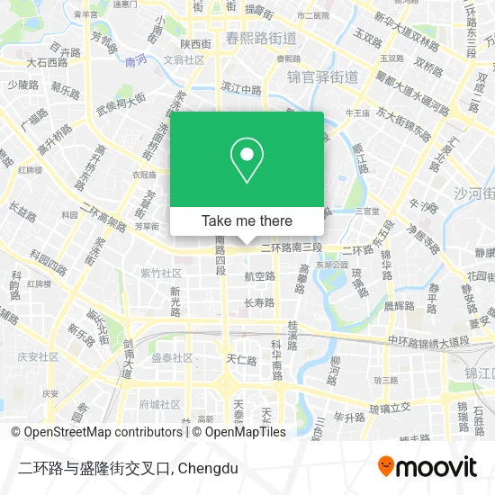 二环路与盛隆街交叉口 map