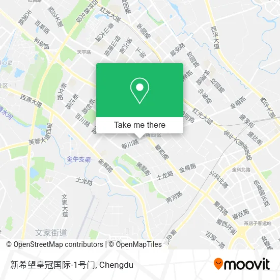 新希望皇冠国际-1号门 map