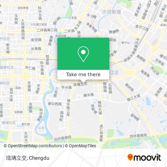 琉璃立交 map