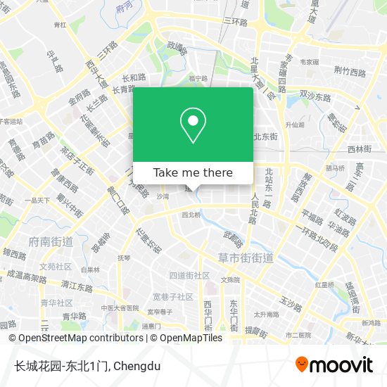 长城花园-东北1门 map