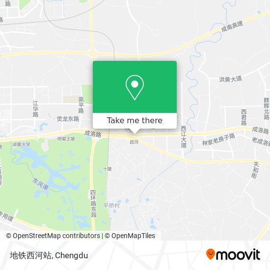 地铁西河站 map