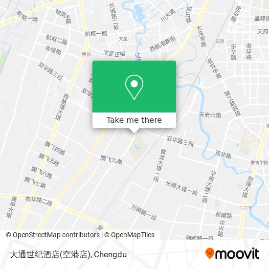大通世纪酒店(空港店) map