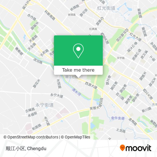 顺江小区 map