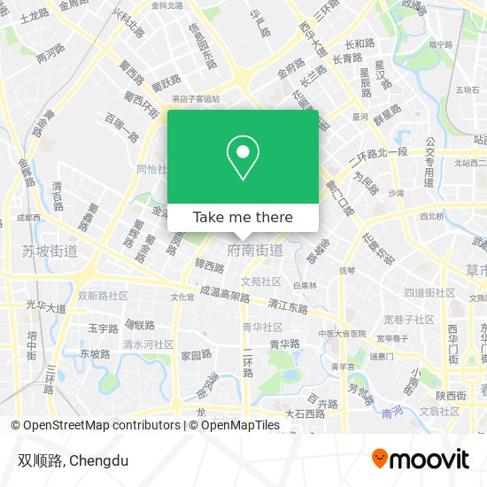 双顺路 map