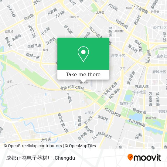 成都正鸣电子器材厂 map