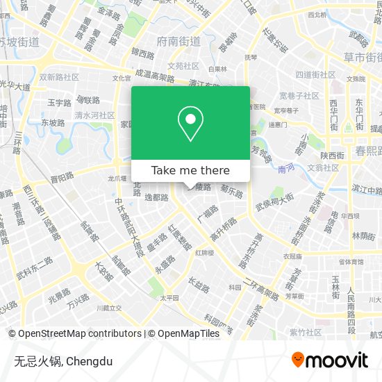 无忌火锅 map