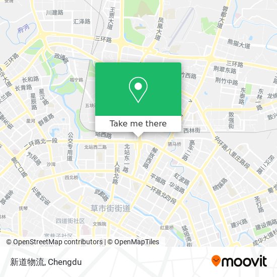 新道物流 map