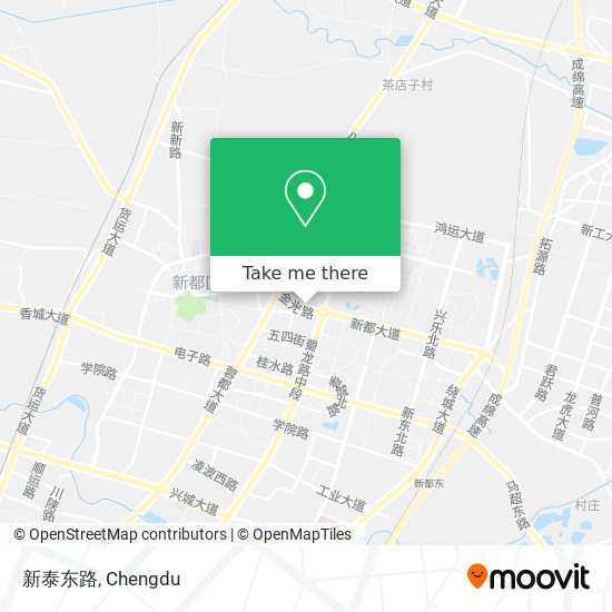 新泰东路 map