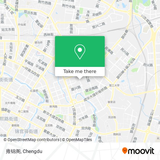 雍锦阁 map