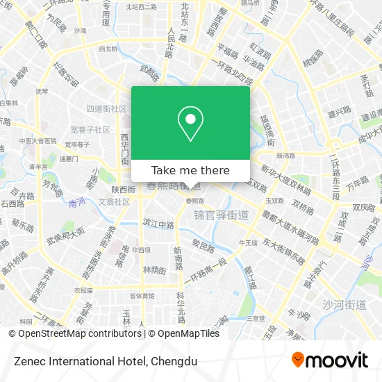 Zenec International Hotel map