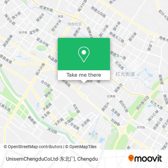 UnisemChengduCoLtd-东北门 map