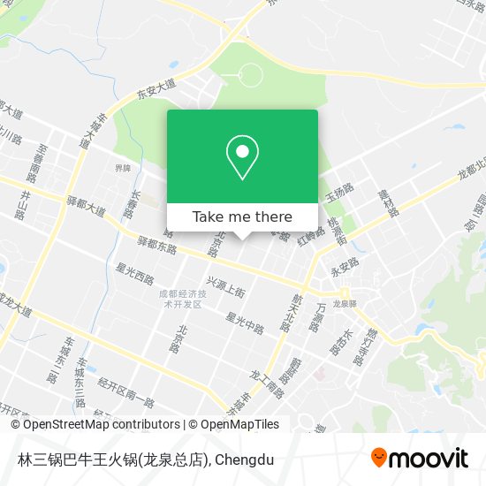 林三锅巴牛王火锅(龙泉总店) map