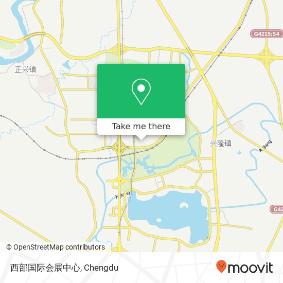 西部国际会展中心 map