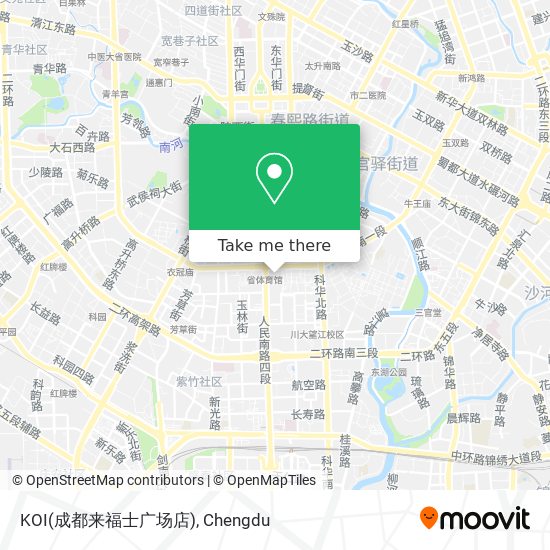KOI(成都来福士广场店) map