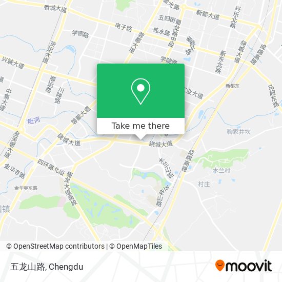 五龙山路 map