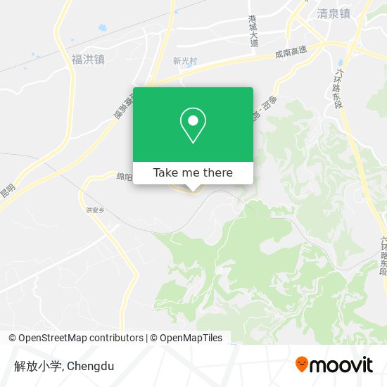 解放小学 map