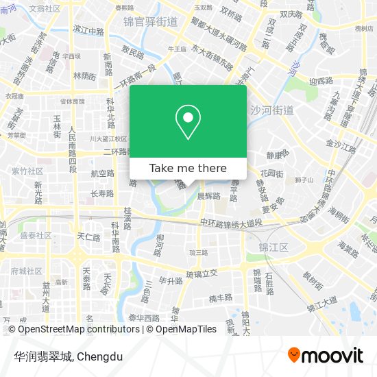 华润翡翠城 map