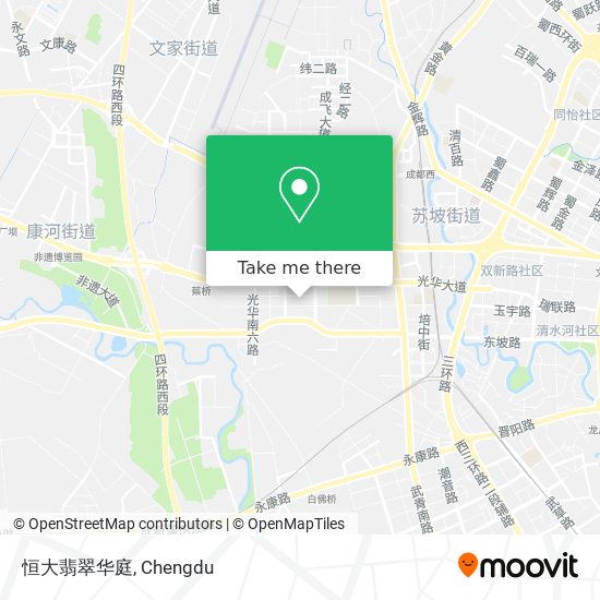 恒大翡翠华庭 map