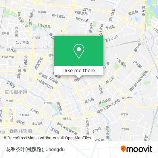 花香茶叶(桃蹊路) map