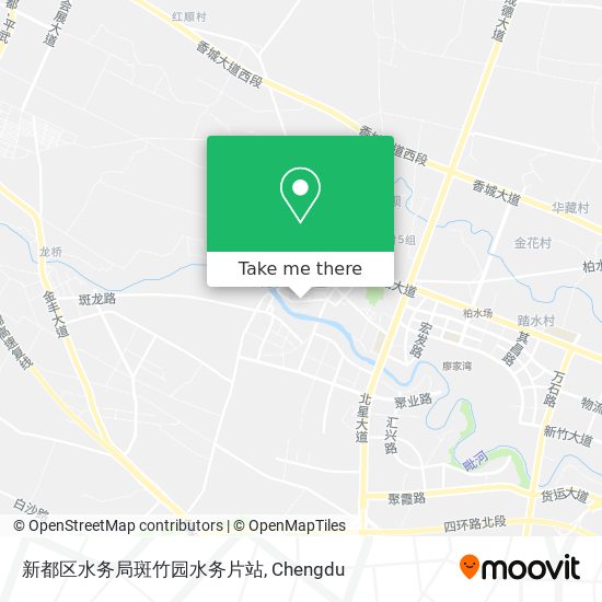 新都区水务局斑竹园水务片站 map