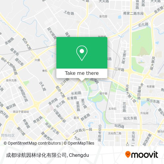 成都绿航园林绿化有限公司 map