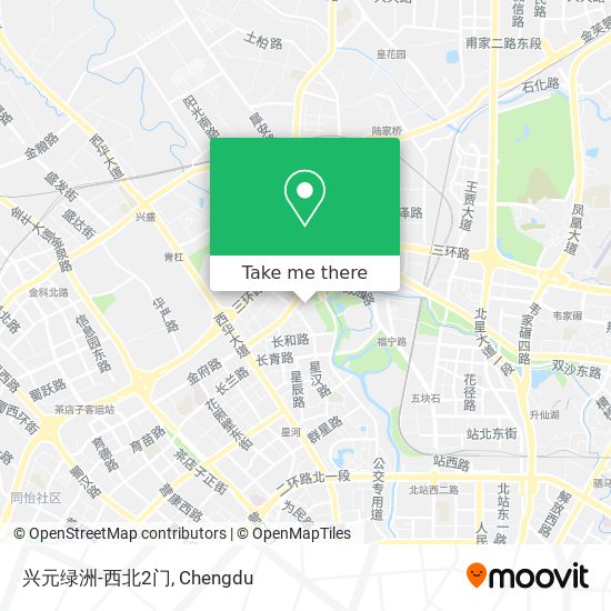 兴元绿洲-西北2门 map