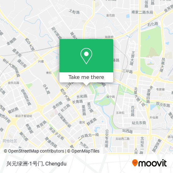 兴元绿洲-1号门 map