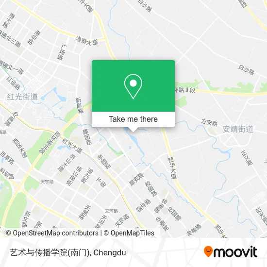 艺术与传播学院(南门) map