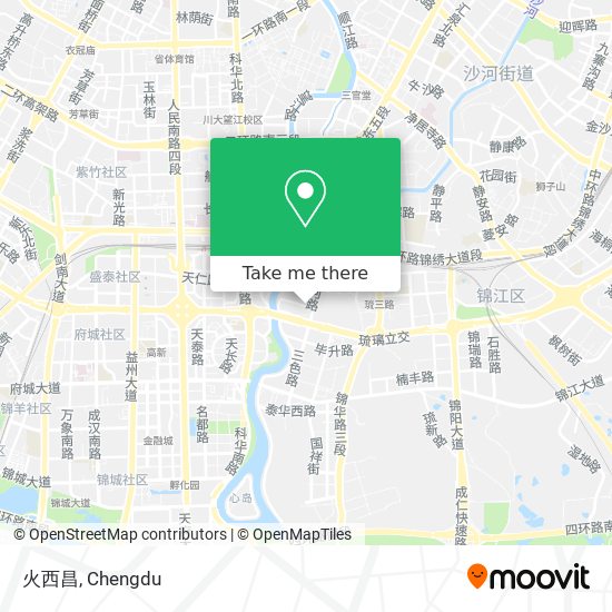 火西昌 map