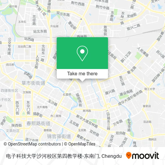 电子科技大学沙河校区第四教学楼-东南门 map