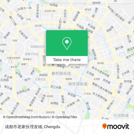 成都市老家伙理发铺 map