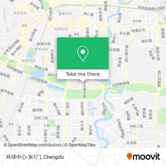 环球中心-东1门 map