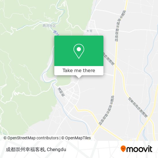 成都崇州幸福客栈 map