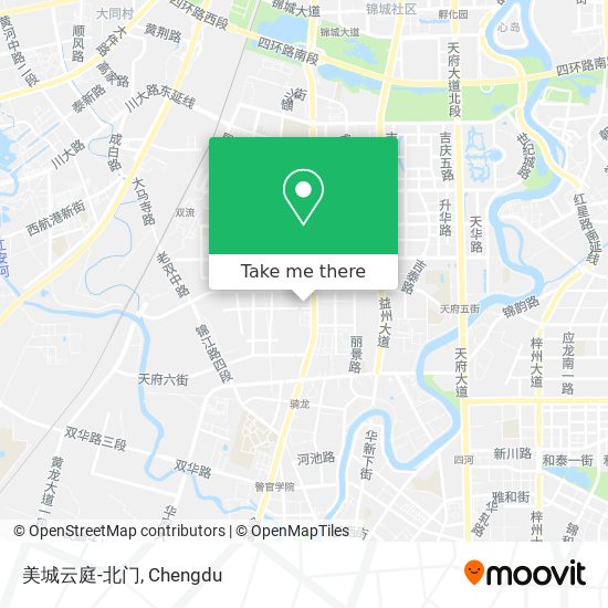 美城云庭-北门 map