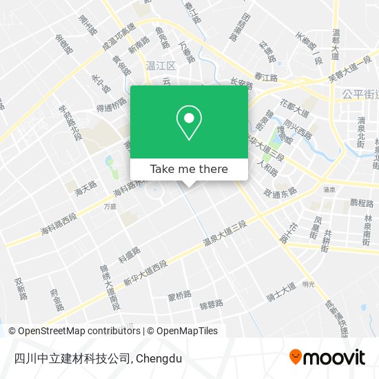四川中立建材科技公司 map