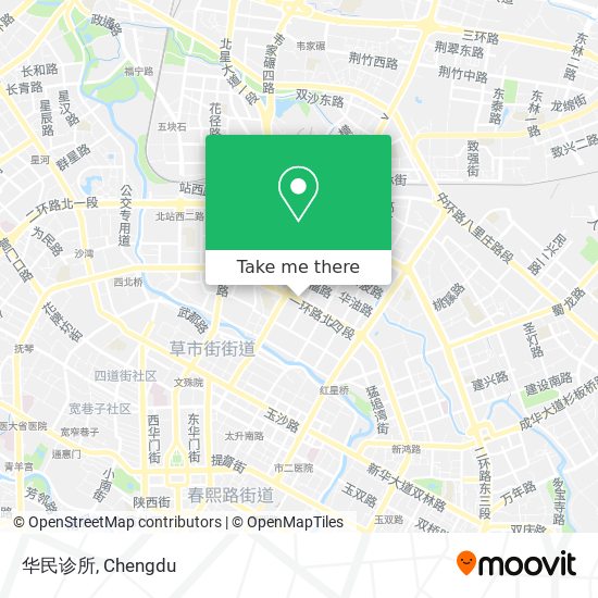 华民诊所 map