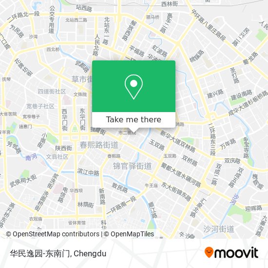 华民逸园-东南门 map