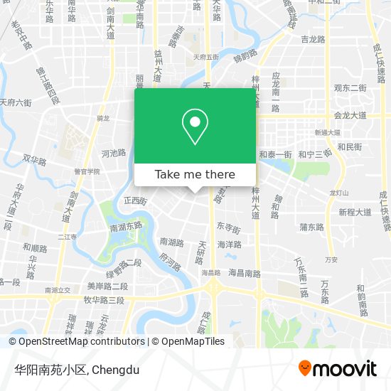 华阳南苑小区 map