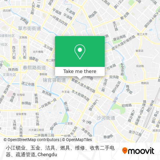 小江锁业、五金、洁具、燃具、维修、收售二手电器、疏通管道 map
