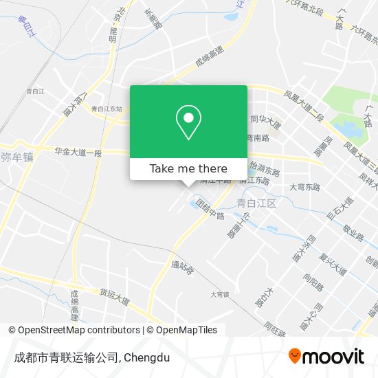 成都市青联运输公司 map