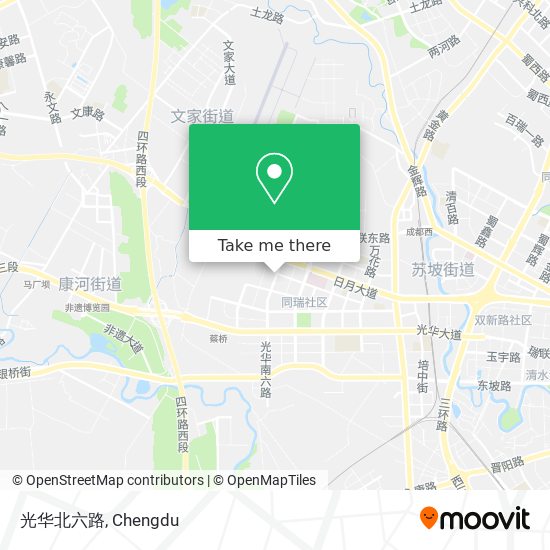 光华北六路 map