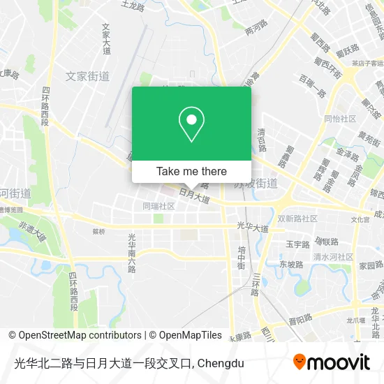 光华北二路与日月大道一段交叉口 map