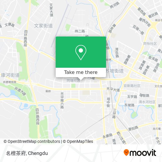 名檀茶府 map