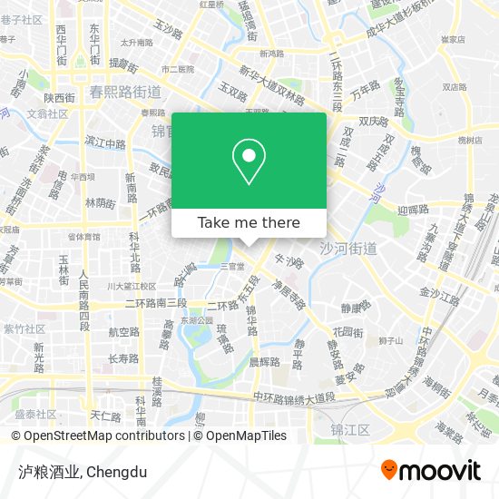 泸粮酒业 map