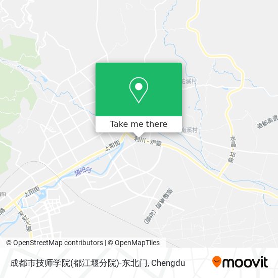 成都市技师学院(都江堰分院)-东北门 map