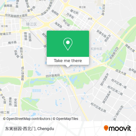 东篱丽园-西北门 map