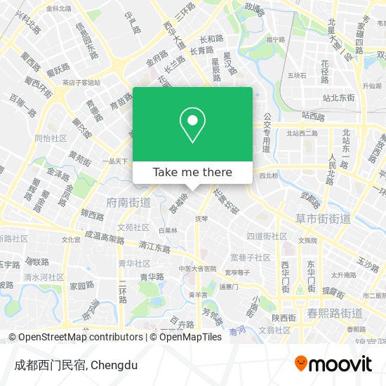 成都西门民宿 map