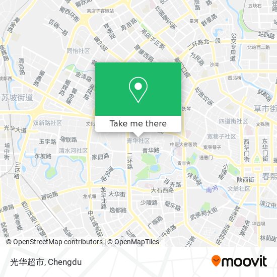 光华超市 map
