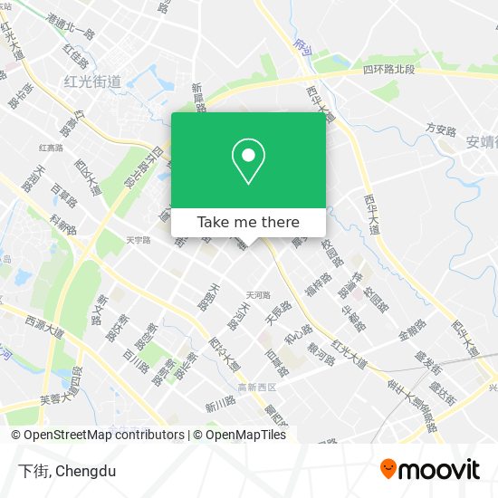 下街 map